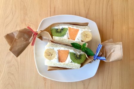 6月からフルーツサンドのいちごがメロンに変わりました♡