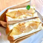 【新メニュー】シナモンアップルサンド☆アップルパイのような温かいサンドイッチ